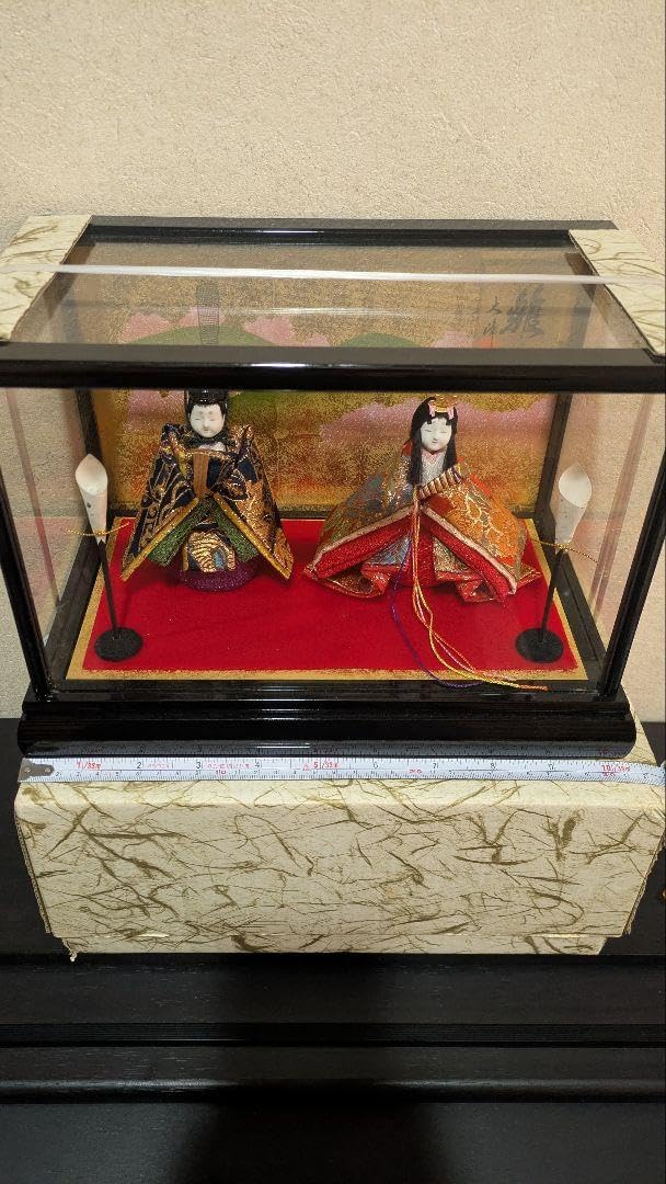 ひな祭り 雛人形セット ガラスケース付き 豪華な雛人形セット ガラスケース付き - メルカリ